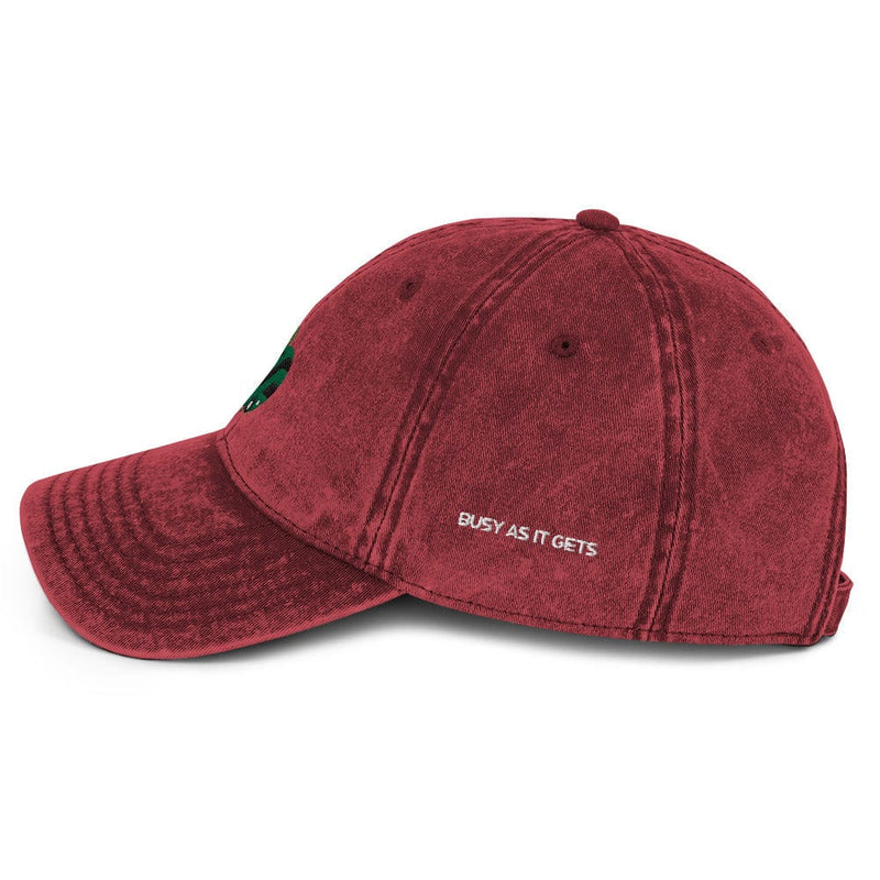 Denim Green Apple-decker Bus Cap